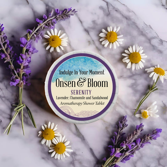 Unwind with Serenity: The Calming Power of Lavender, Chamomile, and Sandalwood in Our Shower Steamers