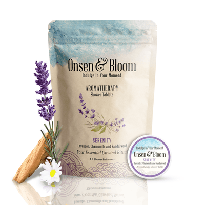 Serenity aromatherapy discs with lavender, chamomile, and sandalwood
